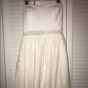 Brett Strapless Lace Dress